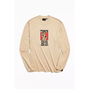 Lazy Oaf Good Boy Long Sleeve Pullover Tee Shirt Dog Graphic Print Size Medium